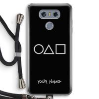 Squid Game: LG G6 Transparant Hoesje met koord