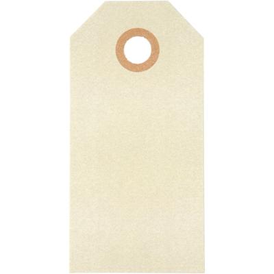 Creativ Company Manilla-labels, afm 4x8 cm, 250 gr, crème, 1000 stuk/ 1 doos