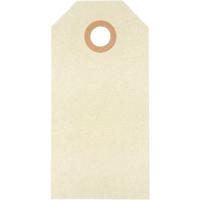 Creativ Company Manilla-labels, afm 4x8 cm, 250 gr, crème, 1000 stuk/ 1 doos
