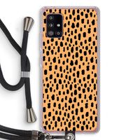 Panter: Samsung Galaxy A51 5G Transparant Hoesje met koord Panter: Samsung Galaxy A51 5G Transparant Hoesje met koord