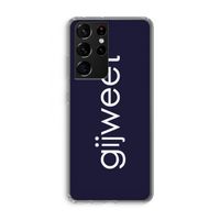 Gijweet: Samsung Galaxy S21 Ultra Transparant Hoesje