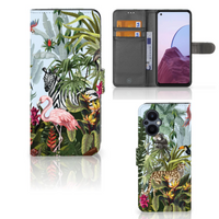 Telefoonhoesje met Pasjes voor OPPO Reno 8 Lite | OnePlus Nord N20 Jungle