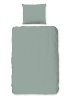 Pure Dekbedovertrek "uni dessin" - Groen - (140x200/220 cm) - Microfiber Pure Dekbedovertrek "uni dessin" - Groen - (140x200/220 cm) - Microfiber
