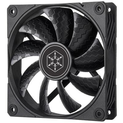 SilverStone shark force 120 case fan (zwart, 120 x 120 x 25 mm, pwm)
