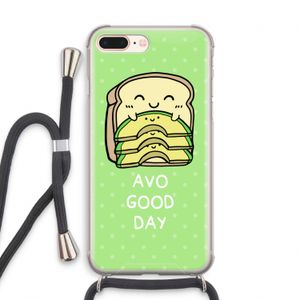 Avo Good Day: iPhone 7 PLUS Transparant Hoesje met koord