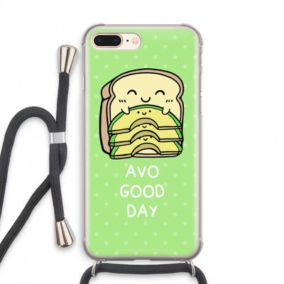 Avo Good Day: iPhone 7 PLUS Transparant Hoesje met koord