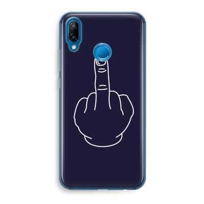 F**k U: Huawei P20 Lite Transparant Hoesje F**k U: Huawei P20 Lite Transparant Hoesje