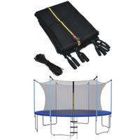 Trampoline Veiligheidsnet Vervanging Beschermende Netten Met Dubbel Gekoppelde Rits & Beschermende Gespen Diameter 305 cm