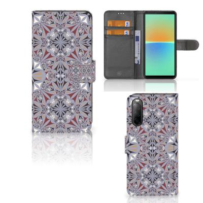 Sony Xperia 10 IV | Bookcase | Flower Tiles