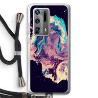 Cosmic Silence: Huawei P40 Pro Plus Transparant Hoesje met koord