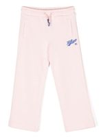 Tommy Hilfiger Junior pantalon de jogging à logo brodé - Rose