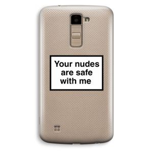 Safe with me: LG K10 (2016) Transparant Hoesje