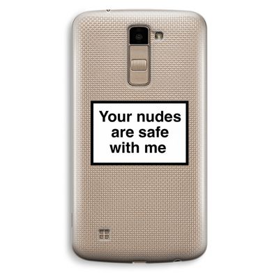 Safe with me: LG K10 (2016) Transparant Hoesje