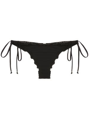 Amir Slama bas de maillot festonné - Noir