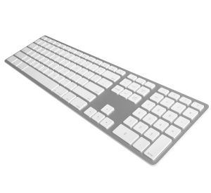 Matias Draadloos Toetsenbord US QWERTY met Backlight zilver - FK418BTLS