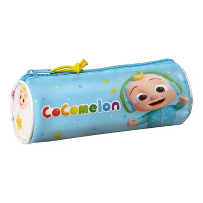 Cilindervormige Schoolpennenzak CoComelon Wit Multicolour (20 x 7 x 7 cm)