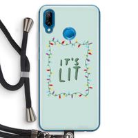 It's Lit: Huawei P20 Lite Transparant Hoesje met koord