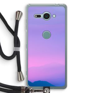 Sunset pastel: Sony Xperia XZ2 Compact Transparant Hoesje met koord