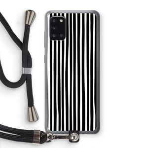 Stripes: Samsung Galaxy A31 Transparant Hoesje met koord