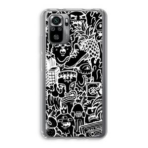 Vexx Black Mixtape: Xiaomi Redmi Note 10S Transparant Hoesje