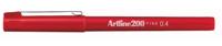 Artline 200 fineliner, rood Artline 200 fineliner, rood