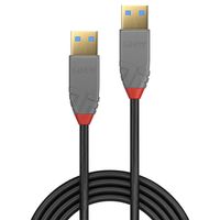 Lindy 36751 USB-kabel 1 m USB 3.2 Gen 1 (3.1 Gen 1) USB A Zwart - thumbnail