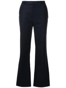 Alcaçuz pantalon Garden à coupe droite - Bleu