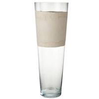 J-Line vaas Delph - glas - transparant|beige - extra large - thumbnail