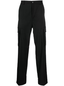 Filippa K pantalon en laine à poches cargo - Noir