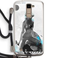 I will not feel a thing: LG K10 (2016) Transparant Hoesje met koord
