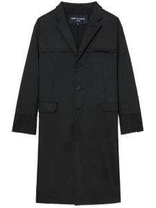 Comme des Garçons Homme manteau à revers crantés - Noir