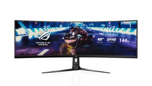 Asus XG49VQ Gaming monitor Energielabel G (A - G) 124.5 cm (49 inch) 3840 x 1080 Pixel 32:9 4 ms HDMI, DisplayPort, USB, Hoofdtelefoonaansluiting VA LED