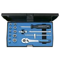 Gedore 20 EMU-10 6162220 Dopsleutelset 1/4 (6.3 mm) 16-delig