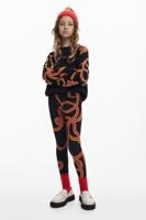 Legging met slangenprint - BLACK - L