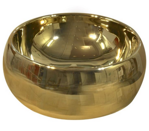 Kerra KR 802 opbouw waskom rond 40x15.5cm goud