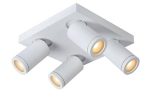 Lucide Taylor plafondlamp 4 spots 5W wit