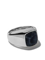 David Yurman chevalière Exotic Stone en argent sterling (14 mm) - thumbnail