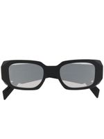 Prada Eyewear lunettes de soleil à détail de logo - Noir