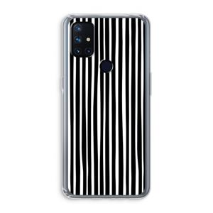 Stripes: OnePlus Nord N10 5G Transparant Hoesje
