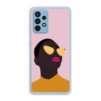 Yellow glasses: Samsung Galaxy A52 Transparant Hoesje