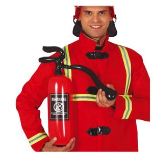 Opblaasbare brandblusser - rood - 55 cm - brandweer - verkleedaccessoires