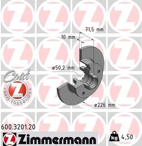 Remschijf Coat Z 600320120