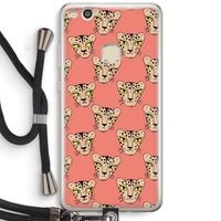 Tijger: Huawei Ascend P10 Lite Transparant Hoesje met koord