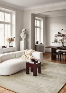 Layered - Vloerkleed Stripe Grande Wool Rug Pistachio - 180x270 cm