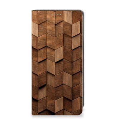 Book Wallet Case voor Samsung Galaxy A53 Wooden Cubes Book Wallet Case voor Samsung Galaxy A53 Wooden Cubes