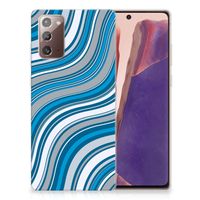 Samsung Note 20 TPU bumper Waves Blue