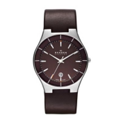 Horlogeband Skagen SKW6038 Leder Bruin