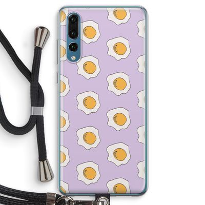 Bacon to my eggs #1: Huawei P20 Pro Transparant Hoesje met koord