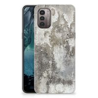 Nokia G21 | G11 TPU Siliconen Hoesje Beton Print