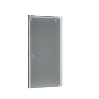 Schuifdeur BWS Danielle 102x205 cm Melkglas Chroom Profiel